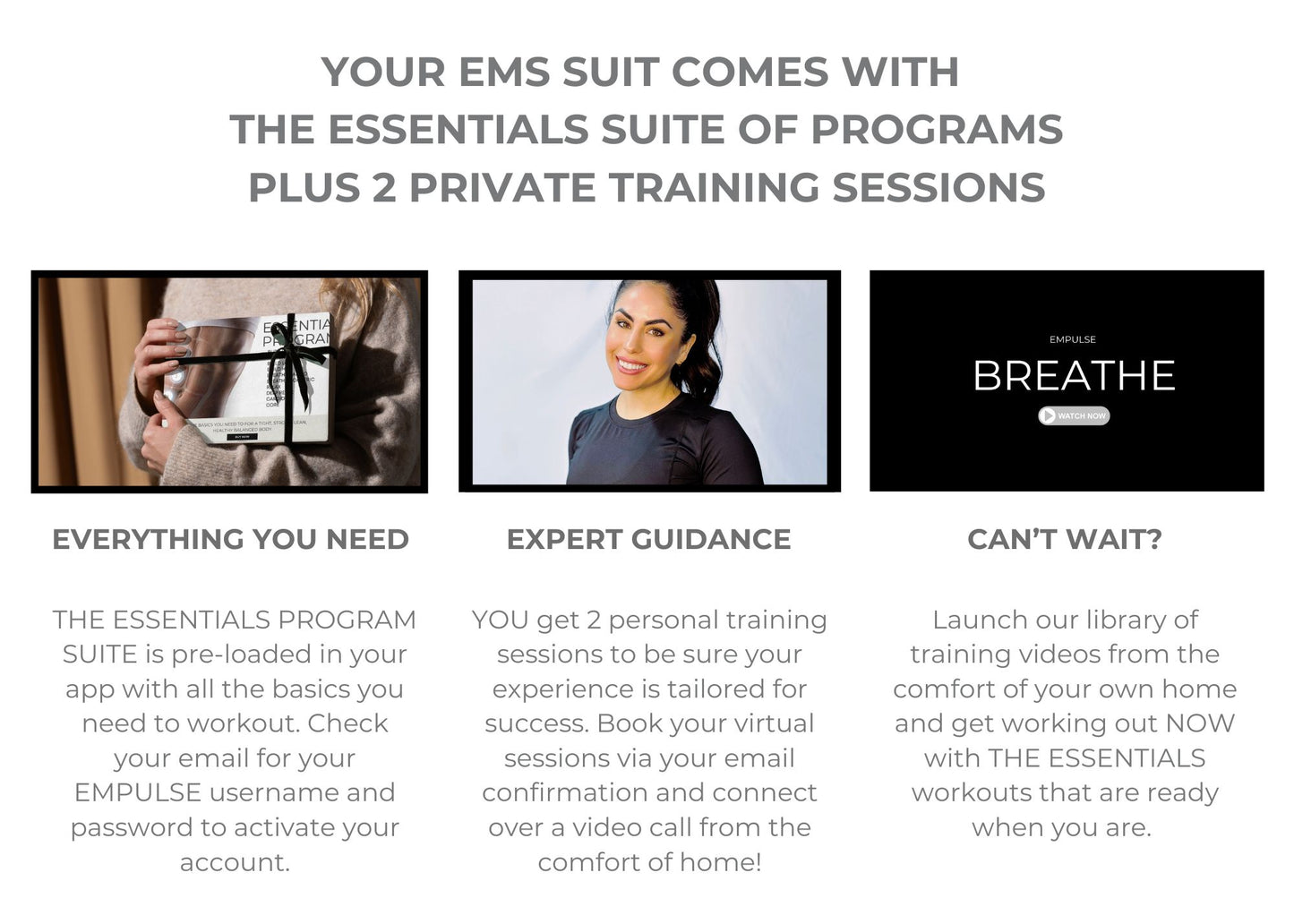 EMPULSE SUIT, MEN (SUIT ONLY NO POWER PACK)