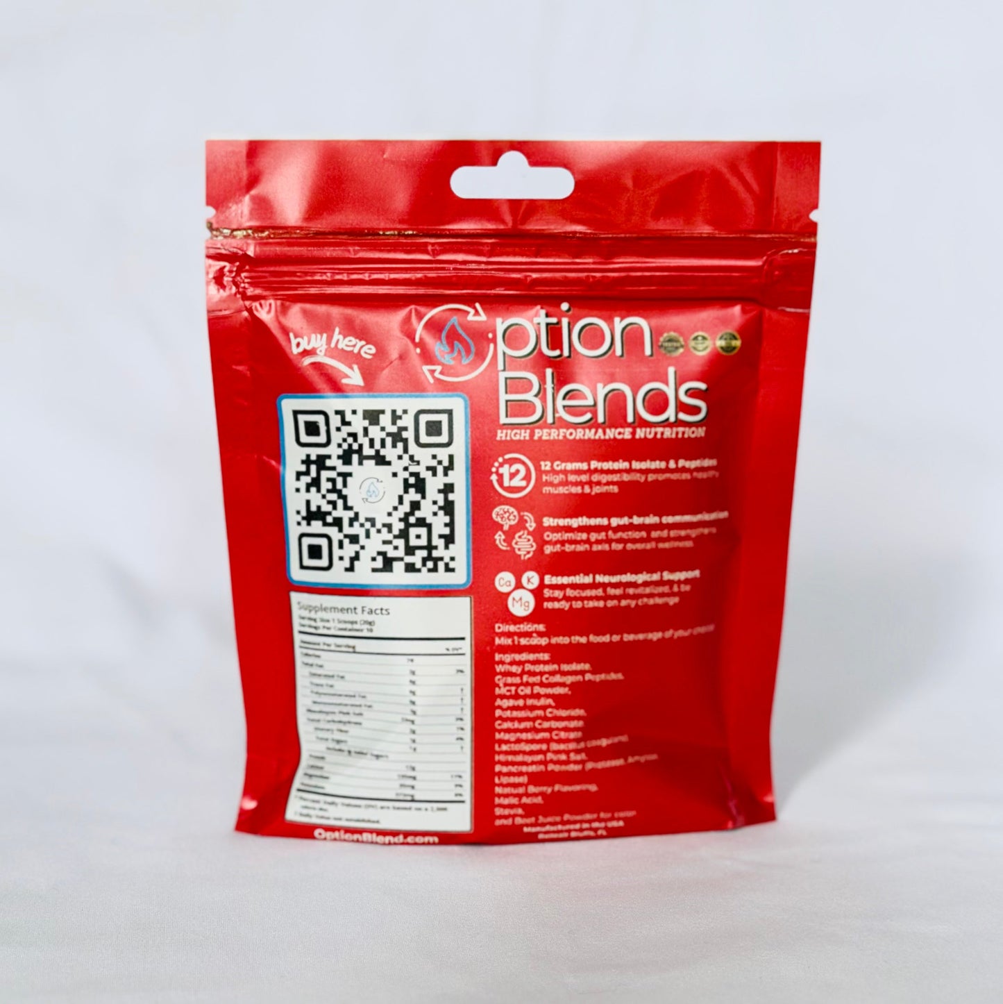 IGNITE: A fusion of collagen peptides, protein isolates, expertly balanced electrolytes, and a focused dose of MCT's to deliver immediate ketone energy while promote optimal gut-brain communication support.