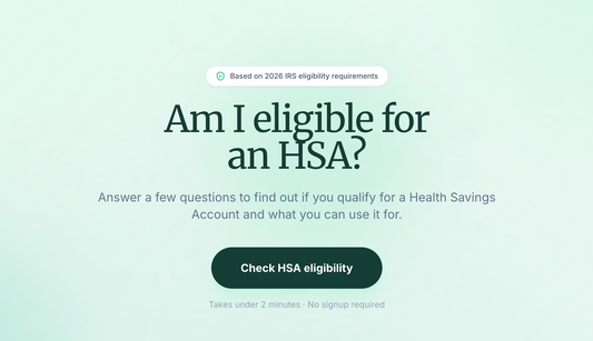 HSA/FSA Eligibility Application